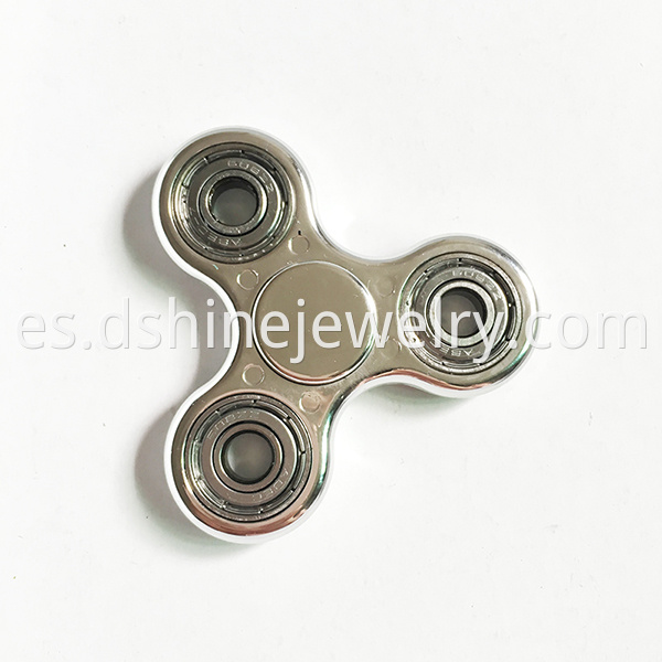 metallic hand spinner